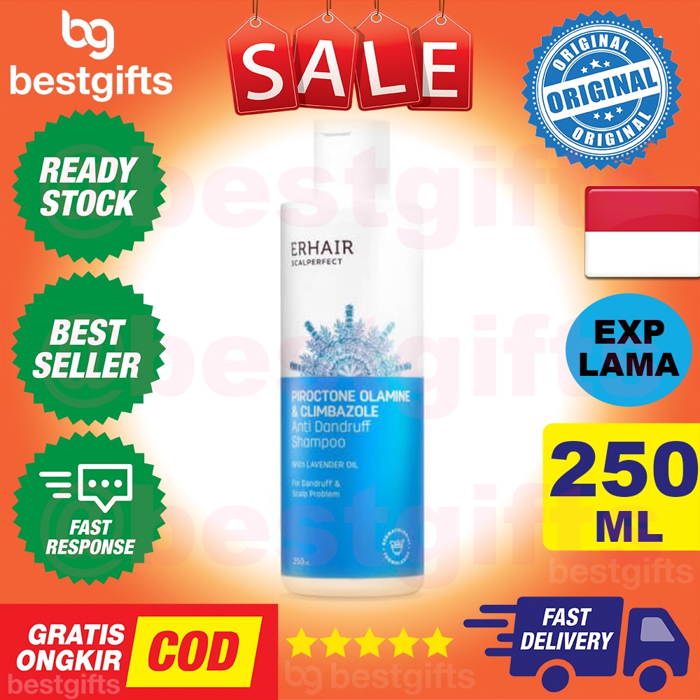 ERHA ERHAIR SCALPERFECT PIROCTONE OLAMINE &amp; CLIMBAZOLE ANTI DANDRUFF SHAMPOO 250 ML