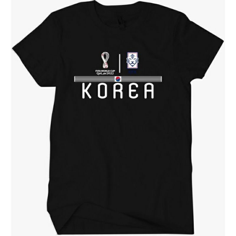 KAOS TSHIRT DISTRO BOLA PRIA KOREA SELATAN PIALA DUNIA 2022