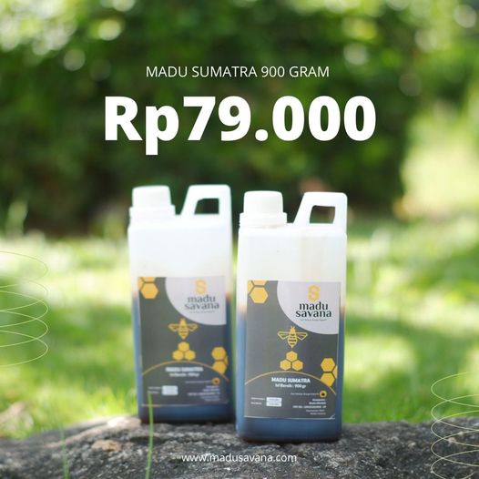 

Madu Murni Asli SAVANA 900gr Nektar Bunga 100% Pure Raw Honey Sarang Alami - Akasia Sumatra