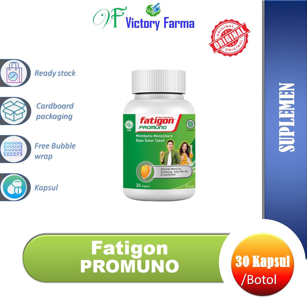 Fatigon Promuno Botol @ 30 Kapsul/ Multivitamin/ Suplemen