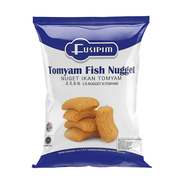 Fusipim Tomyam Fish Nugget 400gr/Nuget Ikan Tomyam Frozen Food Enak Dan Halal