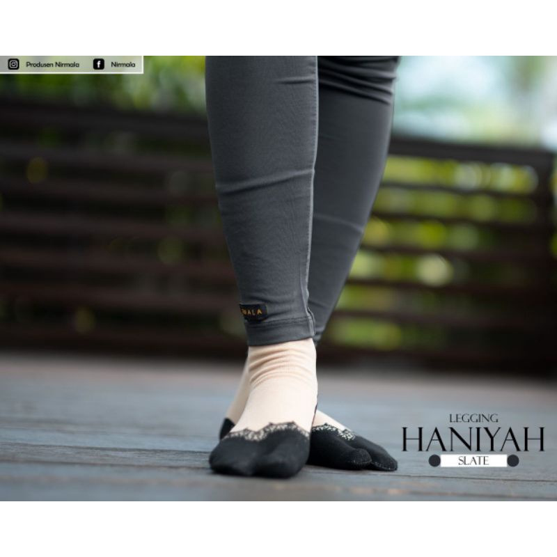 LEGGING HANIYAH ORIGINAL BY NIRMALA BAHAN JERSEY TEBAL PREMIUM