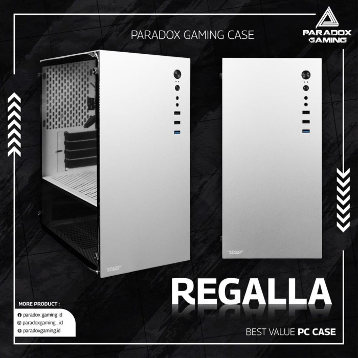 Casing Komputer Gaming Paradox Gaming Regalla