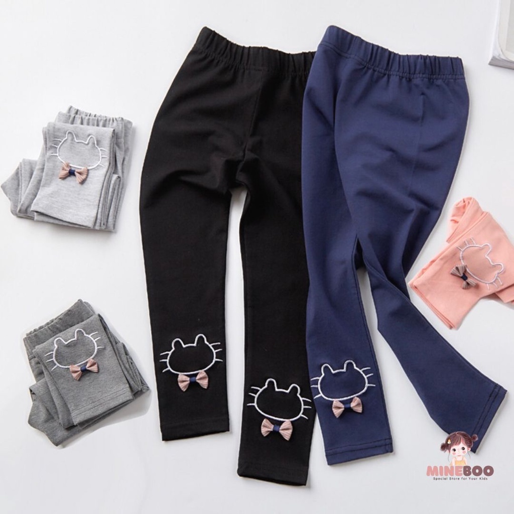 mineboo PUSSCAT legging anak perempuan motif kitty