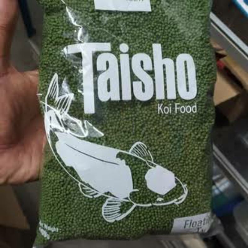 TAISHO HIJAU / TAISO SUPER 1 MM 500 GR PELET PAKAN IKAN KOI FLOATING