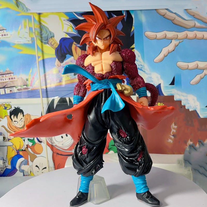 Mainan Action Figure Anime Dragon Ball GT Super Saiyan 4 Goku Vegeta Gogeta SSJ4 Bahan PVC Untuk Koleksi