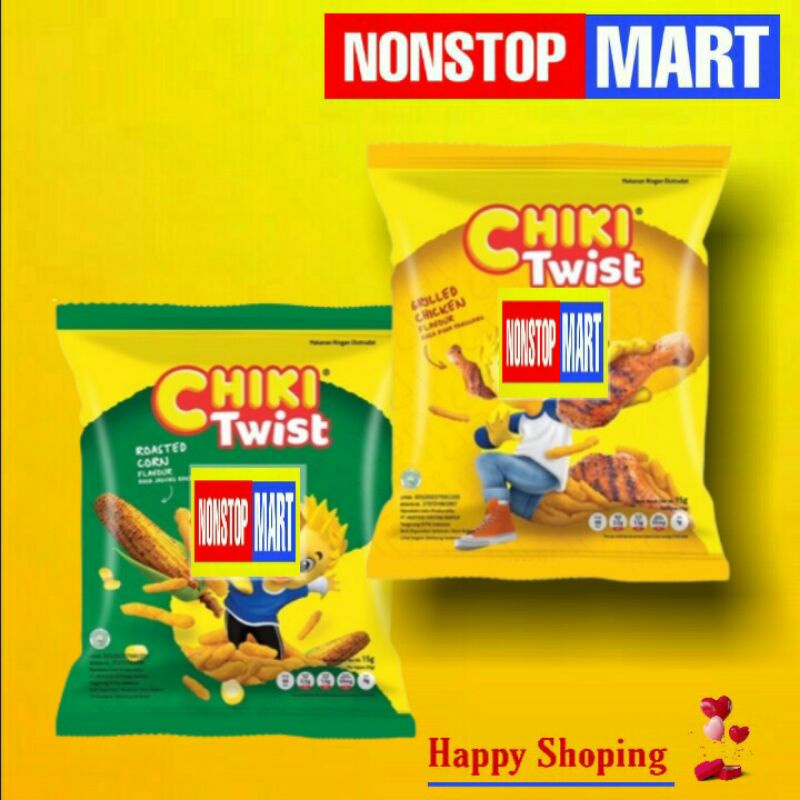 

CHIKI TWIST keju/jagung bakar 1 pack isi 10 x 18gr