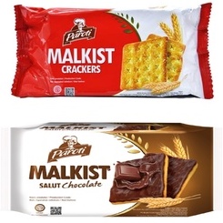 

biskuit paroti malkist cracker dan salut choco