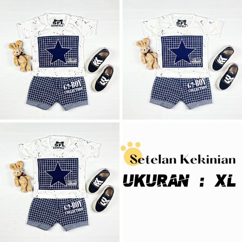 [GRATIS NAMA XL] Setelan Laki Laki 2tahun - 3tahun Set Baby Boy Jumbo Ukuran XL Rompi Tuxedo Pilot Profesi Mama Papa Set Anak Cowok 2 tahun