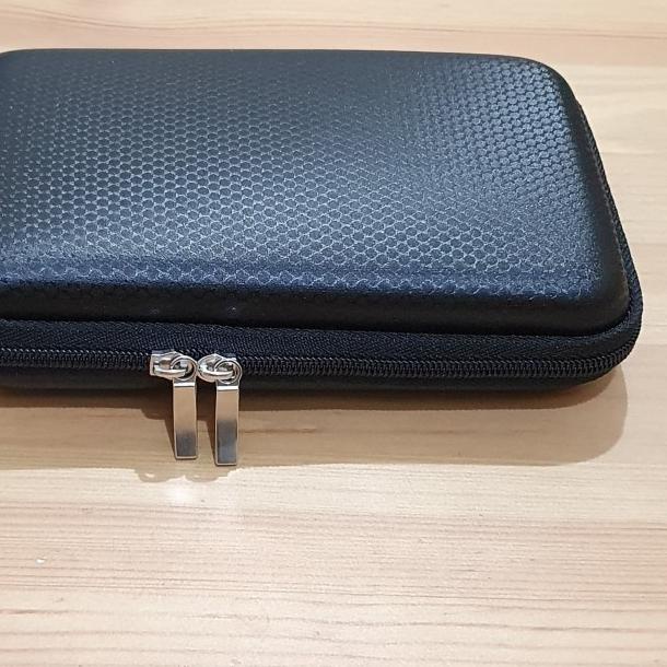 Tas Gadget Eva Hard Case 6.5" / Organizer gadget Powerbank Vs Vivan - Biru Metalik