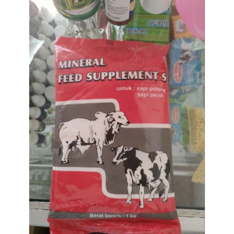 Mineral Feed Suplement S Vitamin Menambah Gemuk Produksi Susu Sapi Potong Perah