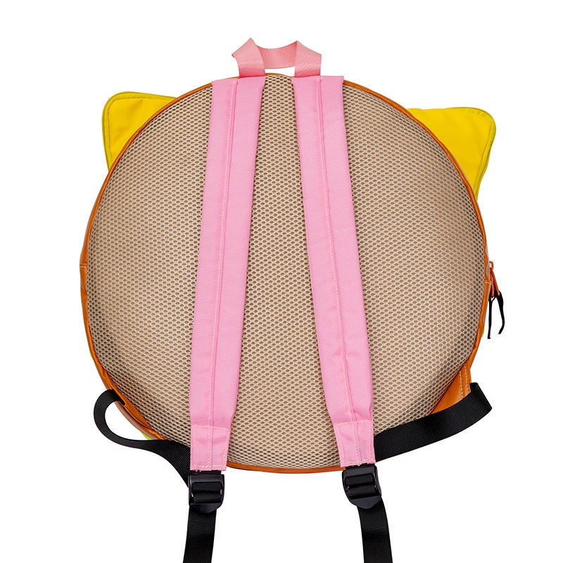 ↂ☾Sera Cartoon Network Little Red Book dengan Cheeseburger Backpack Tas Sekolah Lucu Ransel Big Rong