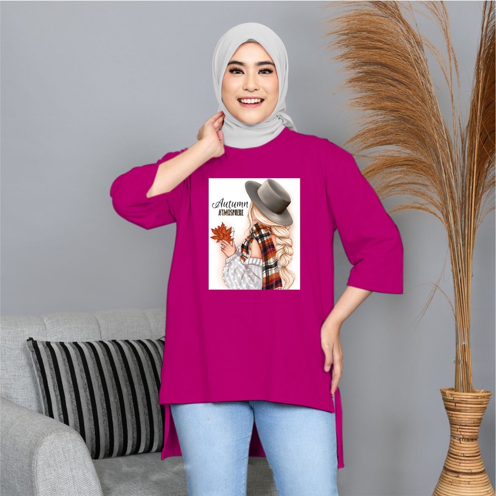 Tunik Basic Wanita Hijab's kaloborasi