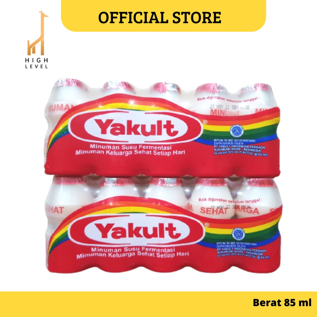 

Yakult 85 ml 1 Pack Isi 5 Pcs