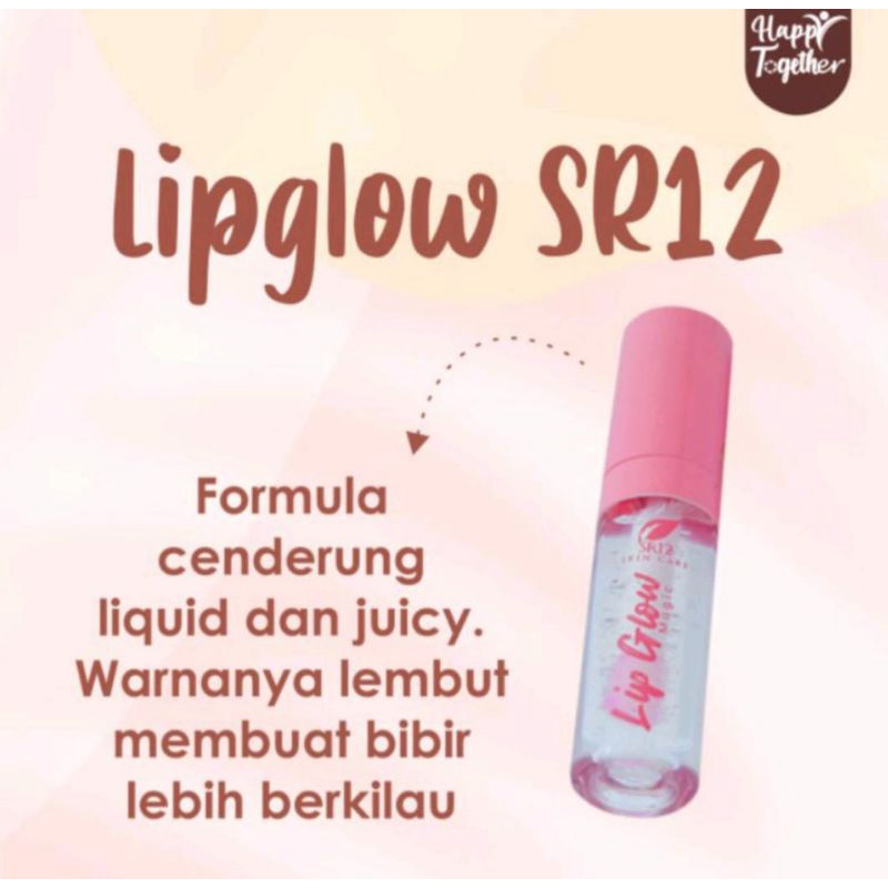 LIP GLOW SR12 Bibir Glossy Lip Gloss Lipglow Magic SR12 Skincare Serum Pelembab Bibir Aman BPOM Original