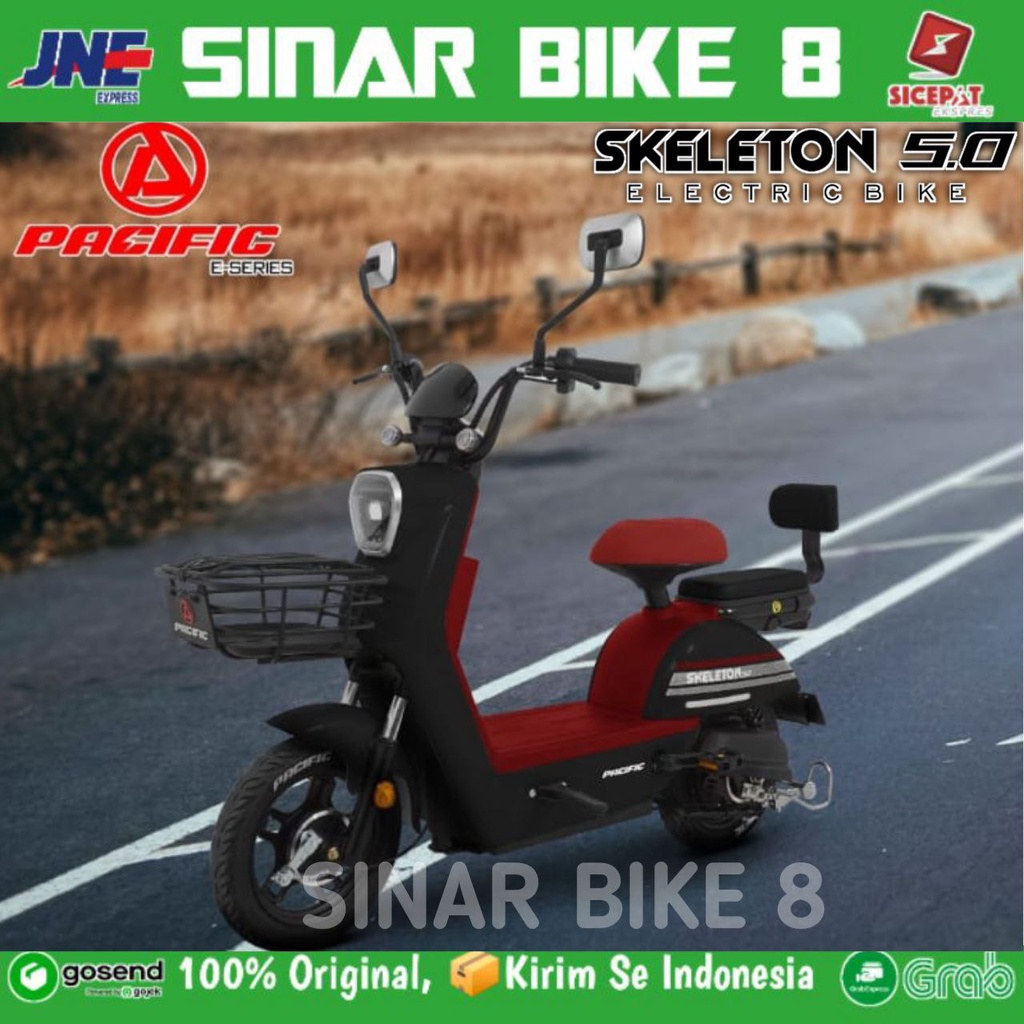 Sepeda Listrik PACIFIC SKELETON 5.0 Electric E Bike 650 Watt