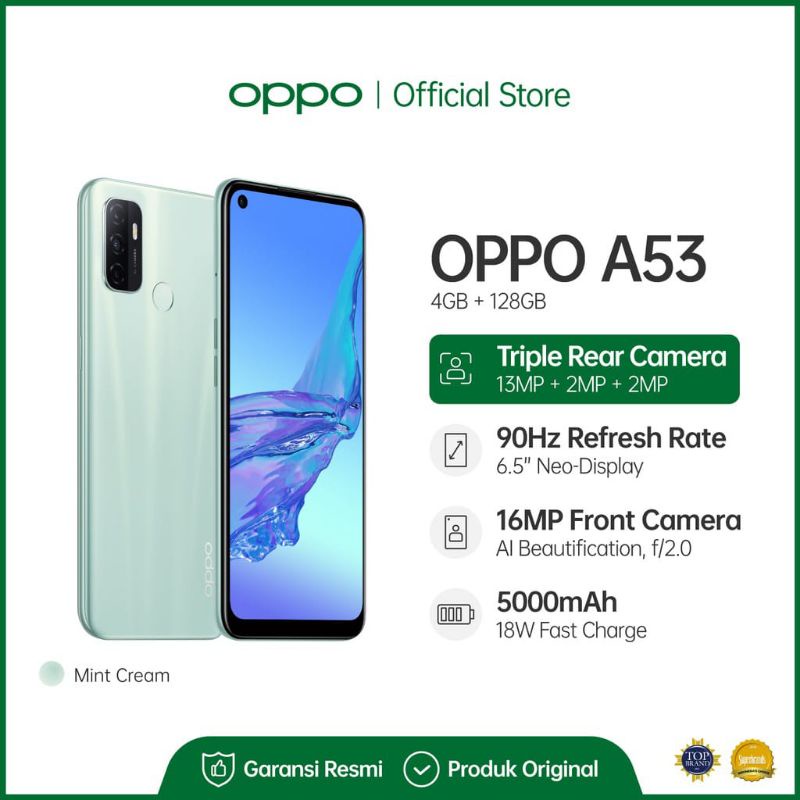 OPPO A53 RAM 4/128 Garansi Resmi OPPO