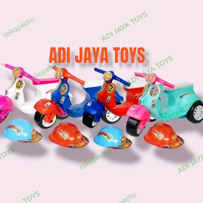 MAINAN VESPA MINI ANAK / MOBIL DORONG ANAK / SEPEDA ANAK / VESPA ANAK