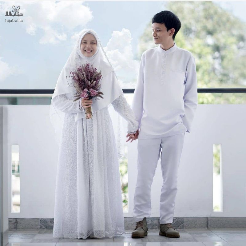 Gamis Safkar / Gamis Akad Safkar / Gamis Akad Alila / Preloved Gamis Akad / Preloved Hijab Alila