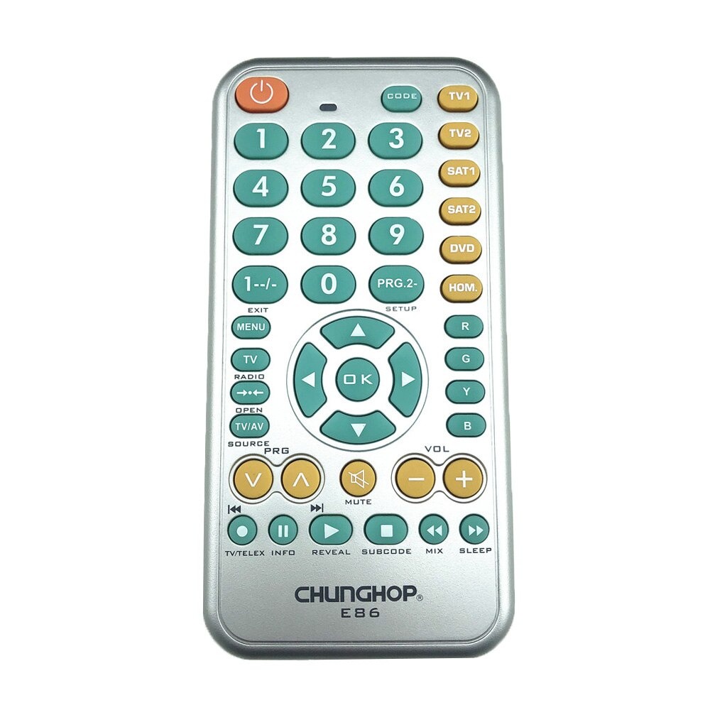 CHUNGHOP Remot Multifugsi Universal Controller Learning IR Remote - E86 - No Color