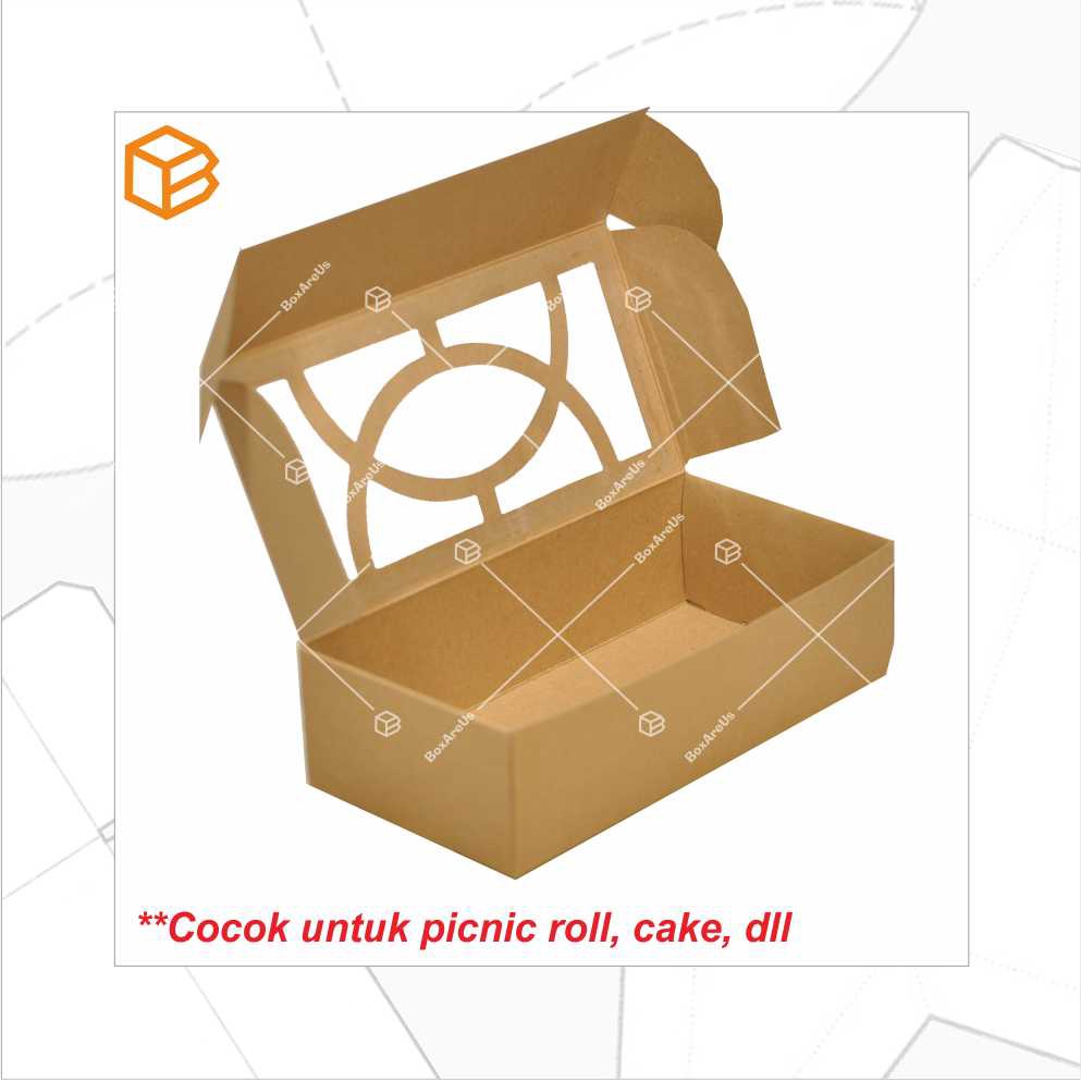 Toples Box Dus Kue Kemasan Packaging Souvenir Box Gift Box | CB241266 (20pcs)