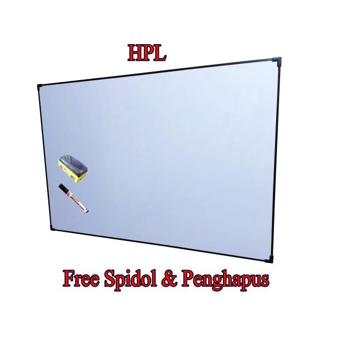 

Papan Tulis 90 x 120 cm Whiteboard