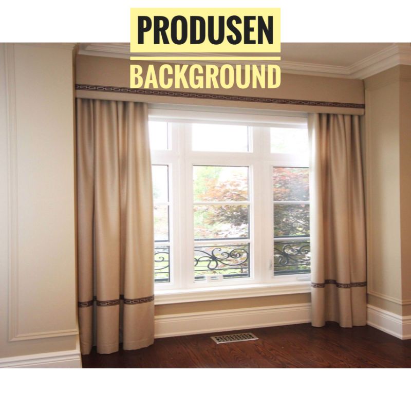 Kain Background Foto Motif Dinding Jendela Gorden Latar Studio Photography ukuran 3x2,5m