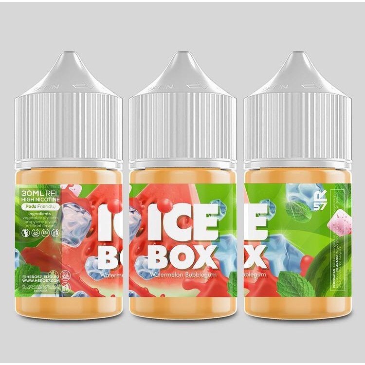 R57 Ice Box Watermelon Bubblegum Salt Nic 30ML by Hero57
