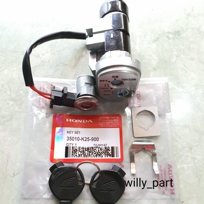 kunci kontak set + kunci jok Beat fi, beat new 2014-2016 K25 beat fi