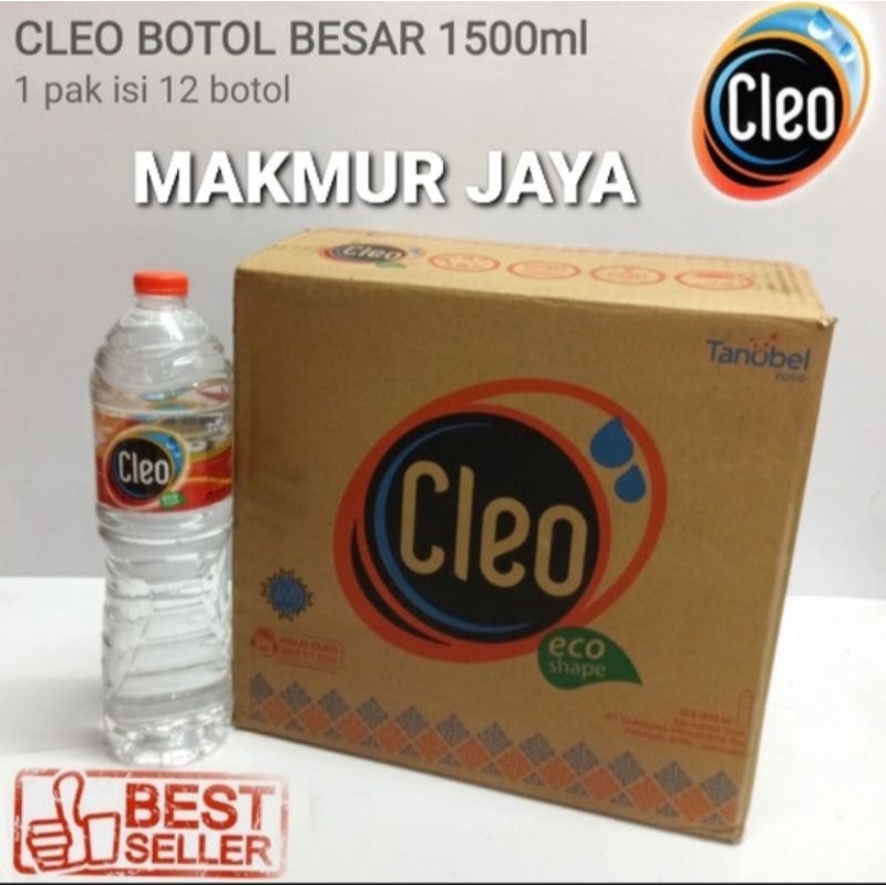 

CLEO 1500ml AIR MINERAL BOTOL ( 1 Dus Isi 12 Botol ) (OJOL ONLY)