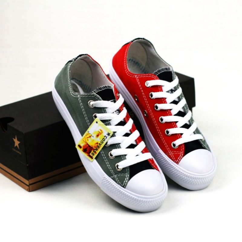 Sepatu Converse  Rainbow Kombinasi 3 Warna all star Chuck Taylor
