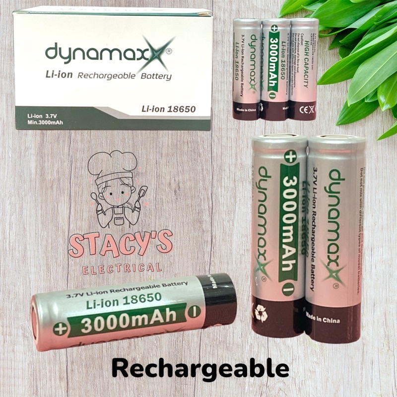 BATERAI CHARGEABLE DYNAMAX 1000mAh dan 3000mAh