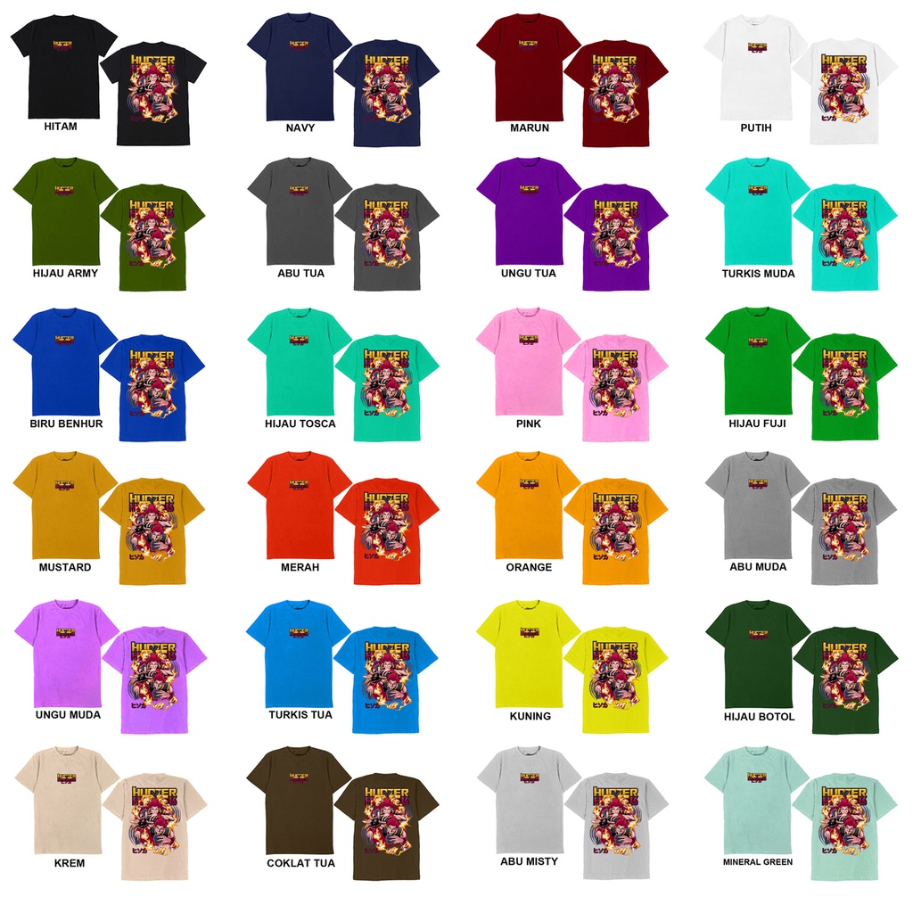 Kaos Anime Manga Dragonball Goku Bejita Kaos Haku Naruto Kaos Hisoka HxH Hunter x Hunter Kaos Luffy One Piece Monkey Kaos Itadori Sukuna Satoru Gojo Jujutsu Kaisen  SIGN CLOTH