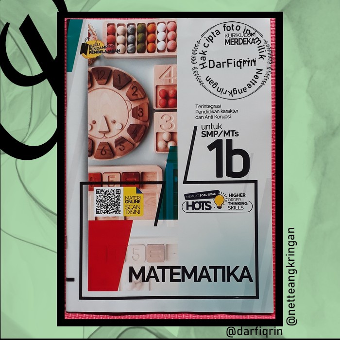 LKS Matematika Kelas 7 8 Semester 2 SMP/MTS KURMER Kurikulum Merdeka-HOTS