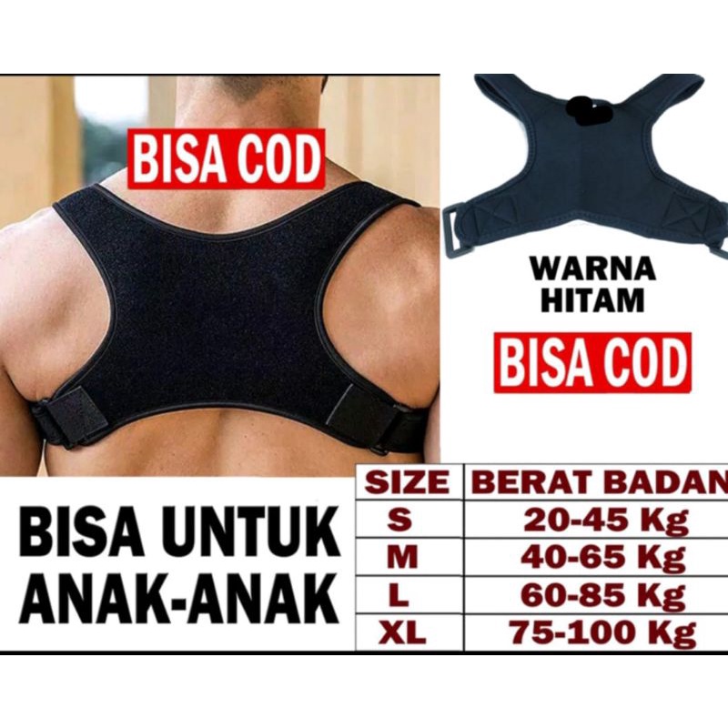 penegak punggung bungkuk / posture back support / penyangga punggung / back corrector / posture back support