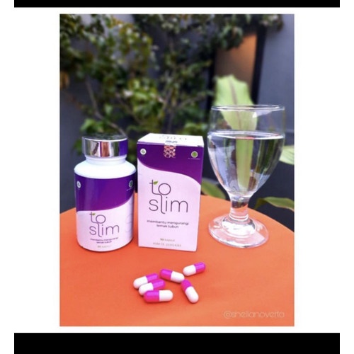 Toslim Pelangsing Herbal To Slim Obat Pelangsing Badan Diet Ampuh BPOM