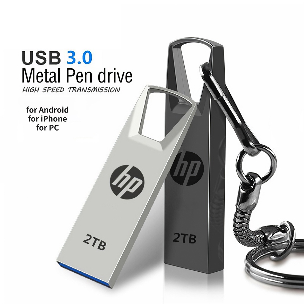 Hp Flashdisk USB 3.0 OTG 1TB Kapasitas 32GB Kecepatan Tinggi Bahan Metal