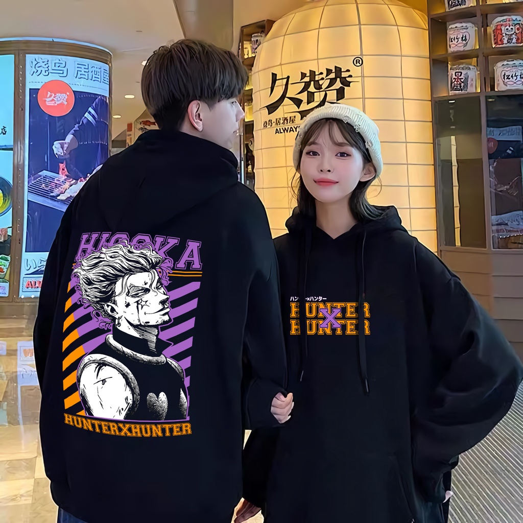 Promo COD Hoodie Hunter X Hunter Anime Pria/Wanita Kaus Atasan Harajuku Uniseks Pria Wanita Hoodie Plus Fashion Streetwear