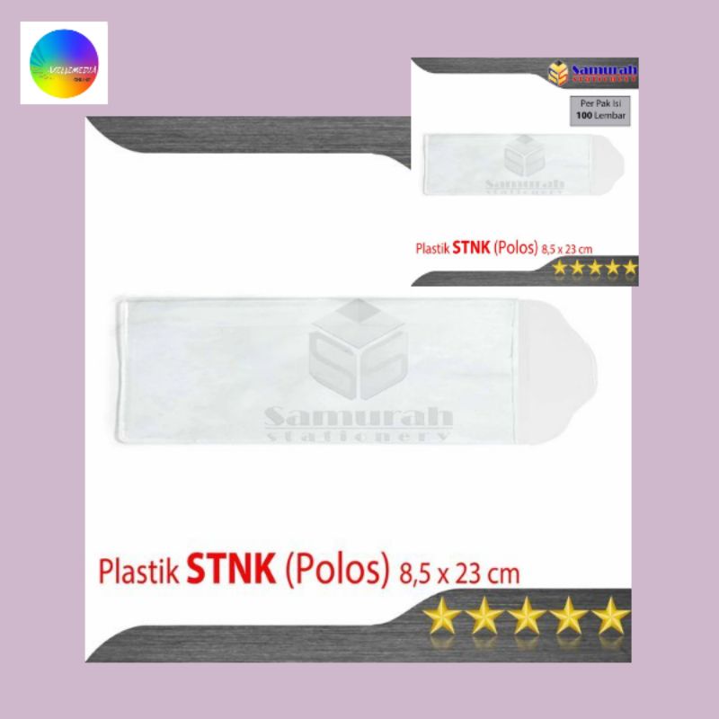 

Sampul Plastik Polos STNK / Kantong Mika STNK isi 100 lembar(ORIGINAL PRODUK)