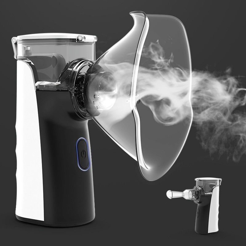 Nebulizer Portable mini Anak &amp; dewasa Omicron/Mesh Alat Bantu Pernapasan sangat Praktis dibawa