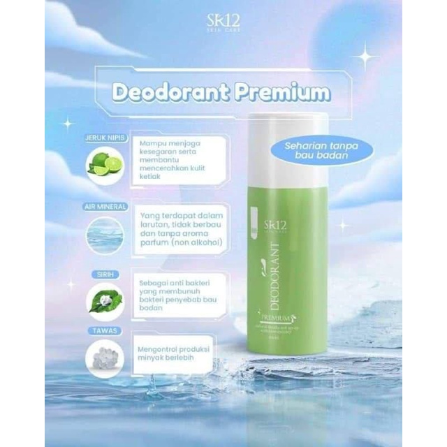Jual deo spray premium SR12 Shopee Indonesia