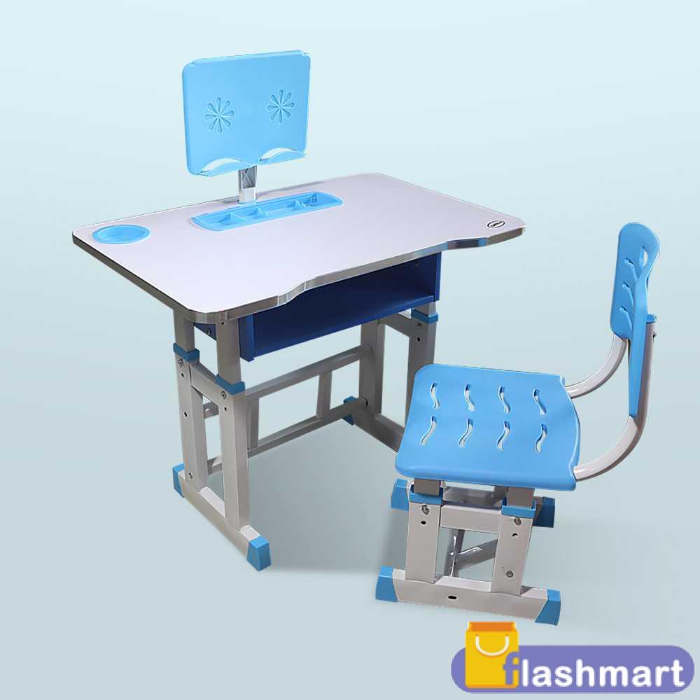 Flashmart Meja Kursi SET Belajar Anak HIGH QUALITY - PREMIUM BLUE