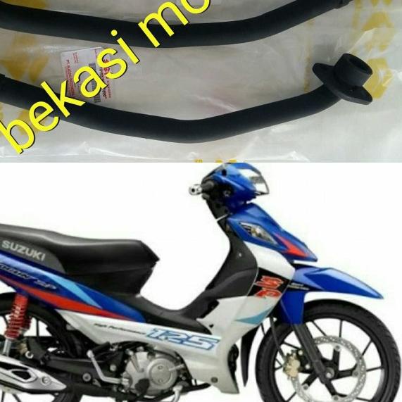 pipa pipe leher knalpot suzuki shogun 125 SP FL RR ROBOT original