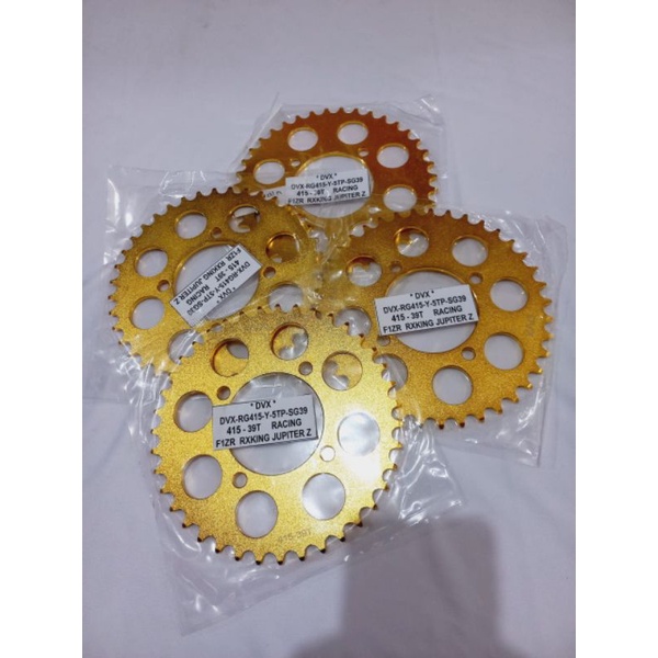 GEAR GIR DVX 415-39T GOLD YAMAHA FIZR RXKING JUPZ