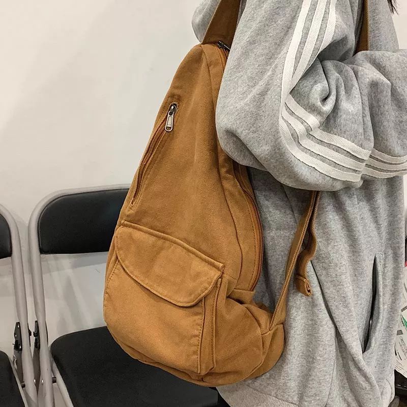 SATU ALAT Tas Selempang HOCODO 100% Canvas Premium Tebal Tas Kanvas