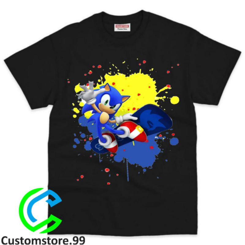 SONIC BAJU ANAK KAOS ANAK SONIC TERBARU BAHAN PREMIUM