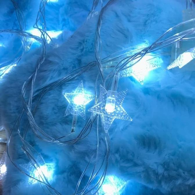 Star Small Lampu Led Dekorasi 10M Bintang Kecil Tumblr Natal