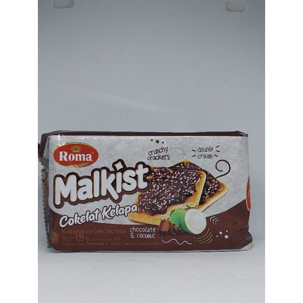 

Roma Malkist Coklat Kelapa 135 gram