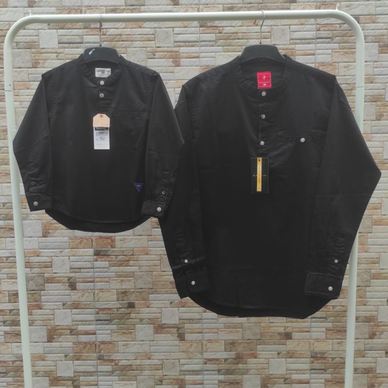 Baju kemeja koko kemko couple pasangan anak dan ayah lengan panjang original terbaru sajuak 2