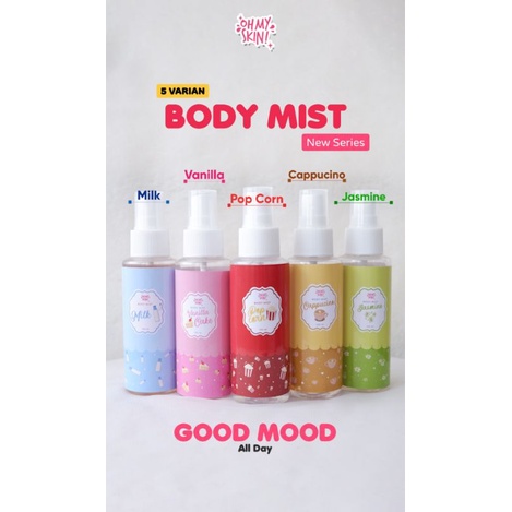 [DIST.RESMI] OH MY SKIN BODY MIST OHMYSKIN BODYMIST NEW SERIES 100 ml